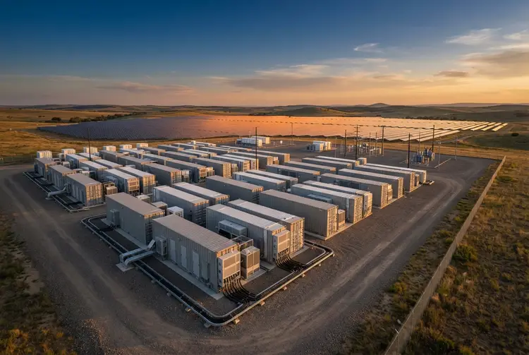 128MW battery shifts solar power into peak electricity demand hours