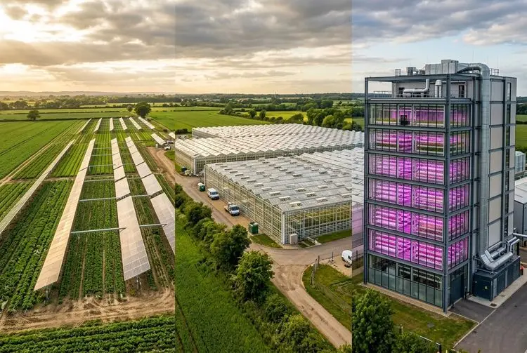 Agri-Food Systems Face Climate Test: Fields, Greenhouses or Vertical Farms?