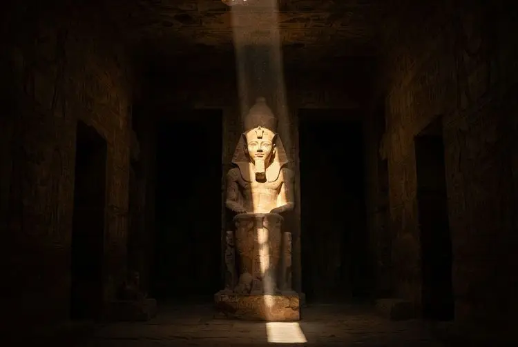 Ancient solar alignment draws crowds to Ramesses II temple