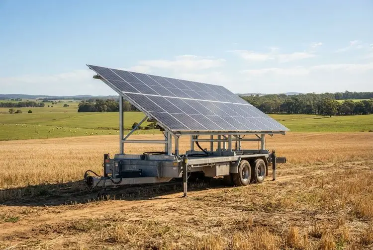 Australian Farmer Puts Solar Panels on Wheels to Solve Key Problem