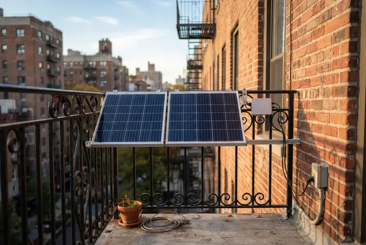 Balcony solar emerges as 2026's top clean energy trend in US