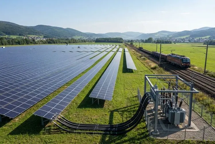 ÖBB Commissions Largest Solar Plant Dedicated to Railway Traction