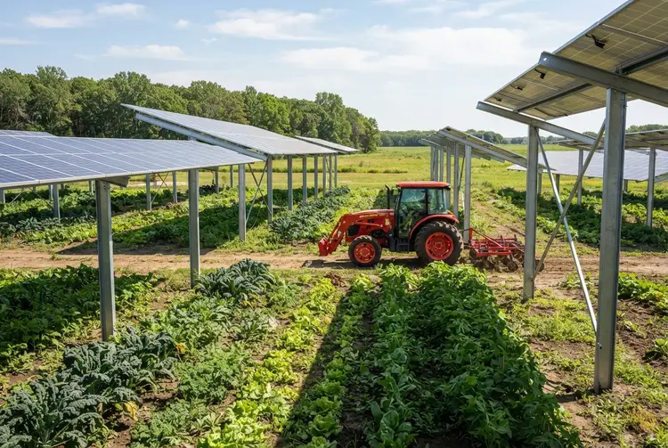 Big Lake agrivoltaics project shows promise of mixing farming and solar