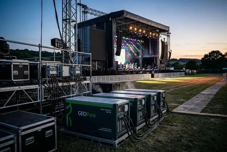 Boomtown Festival Powers Main Stage with Green Hydrogen Fuel Cells