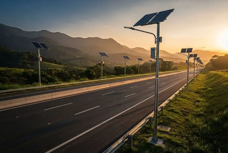 Brasiliens Autobahn BR-493 erhält intelligente Solarbeleuchtung im Rahmen einer R600 US-Dollarm Modernisierung