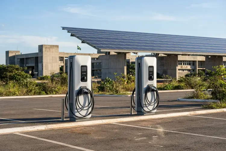 Brazilian Army activates first solar-powered EV charging station for fleet