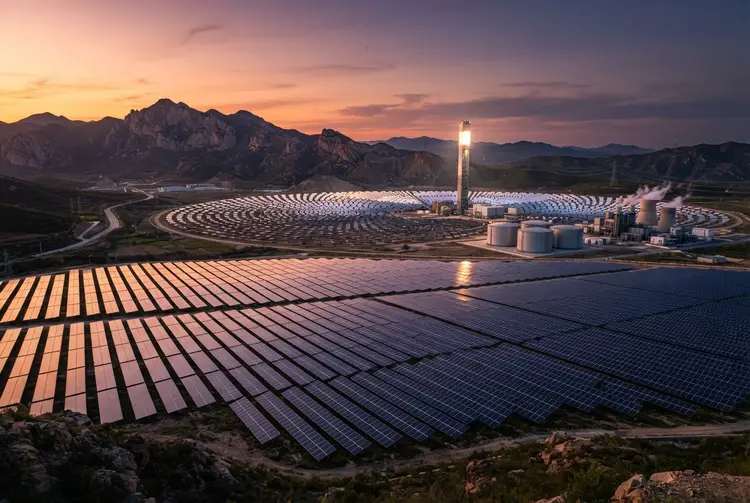 China builds colossal hybrid solar plant that generates power at night