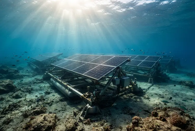 China tests first practical submarine solar farm at sea depth