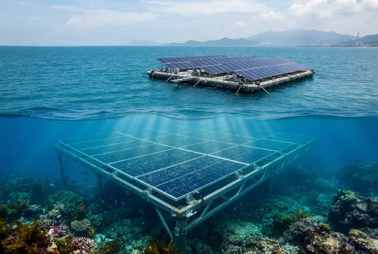 China Tests Underwater Solar and Builds 24/7 Hybrid Plant