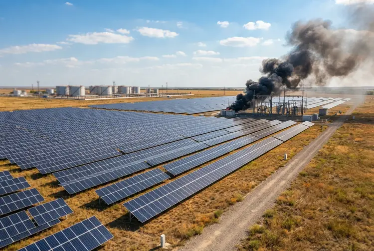 Fires hit two large solar plants in occupied Crimea