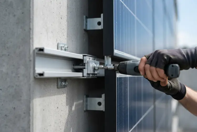 Fischer lance un nouveau système de clips pour façades solaires à fonction de compensation