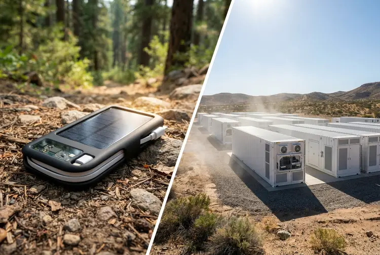 From Solar Power Banks to Megapacks: Energy Storage's Two Fronts