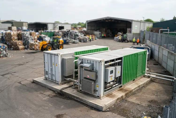 GeoPura replaces diesel generators with green hydrogen at Stockport recycling site