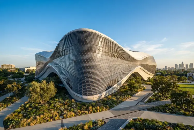 George Lucas' Star Wars museum clad in solar glass in Los Angeles