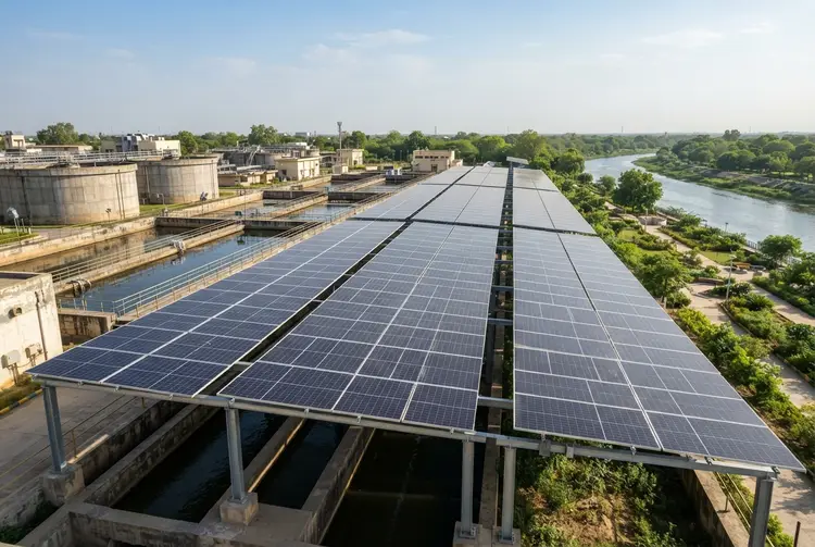 JDA installs 5 MW solar at Dravyavati STPs and gardens