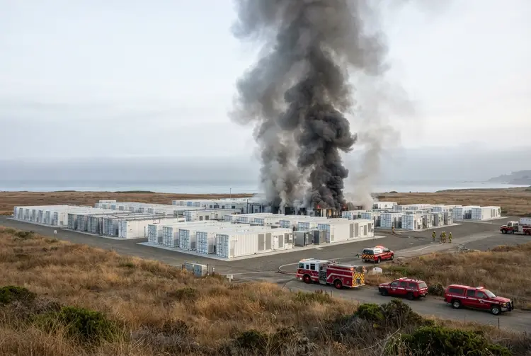 Moss Landing battery plant on fire again, Vistra confirms