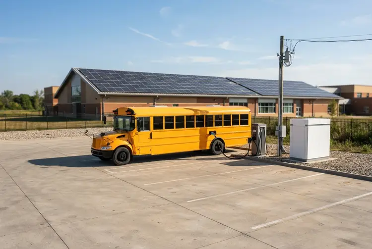 New York City rolls out electric school buses as diesel prices soar