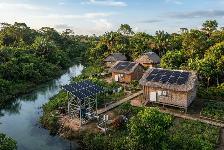 Off-Grid Solar Transforms Remote Amazon Communities Amid Climate Crisis