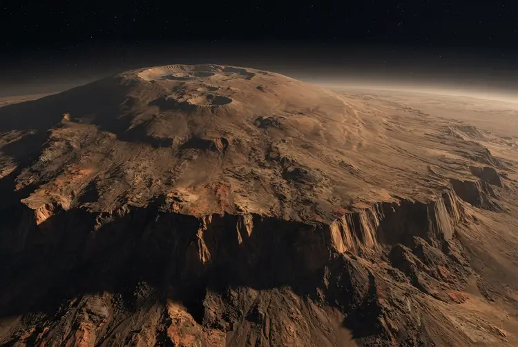Olympus Mons: Tallest Volcano in Solar System Holds Surprises