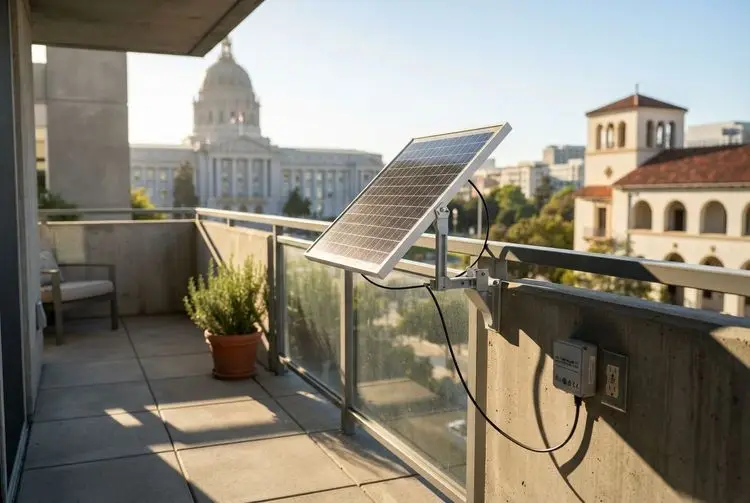 Plug-In Solar Goes National: Menendez Files Federal Balcony Solar Bill
