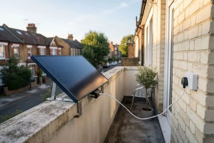 Steckersolaranlagen für britische Haushalte nach Sicherheitsüberarbeitung nun legal