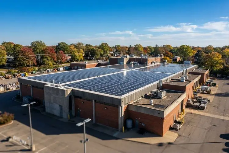 Shaker Heights Activates 900-Panel Solar Array at Public Works Facility