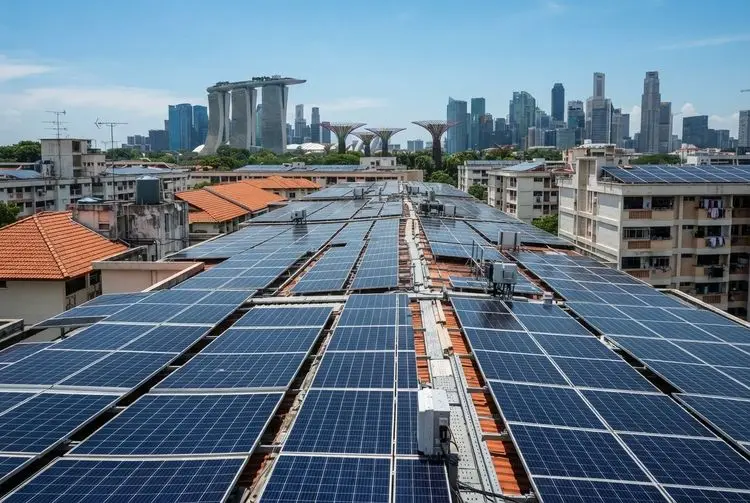Singapore targets 4 GWp solar and 1 GWh storage by 2035