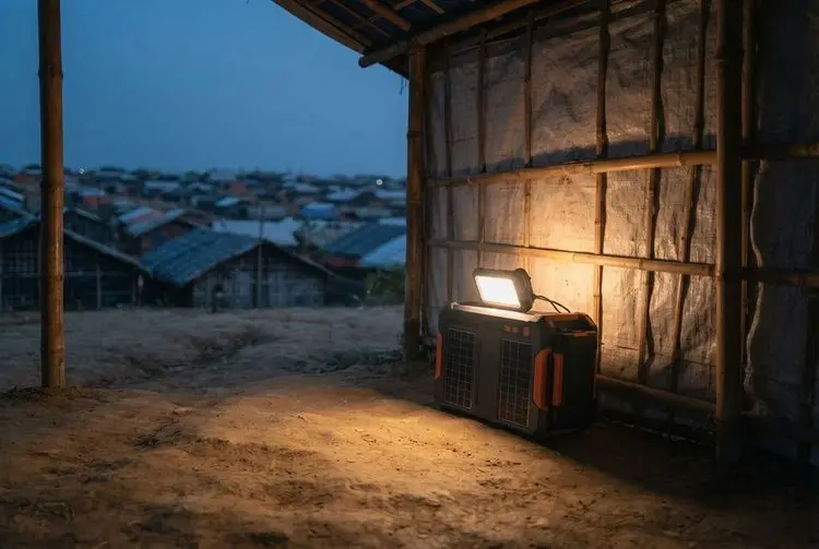 Solar kits transform humanitarian aid in refugee camps worldwide