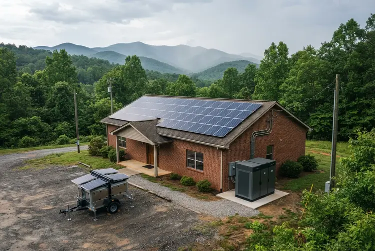 Solar microgrids bring disaster resilience to Western NC food pantries