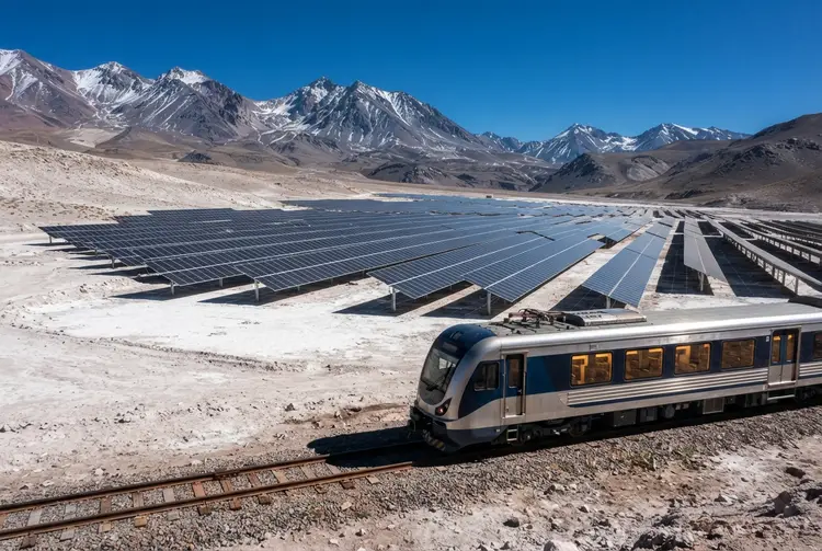 Solar power from the Andes keeps Argentina's iconic train running