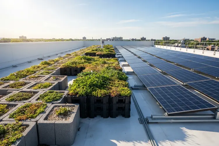 Soprema adds rainwater retention systems to energy roof range