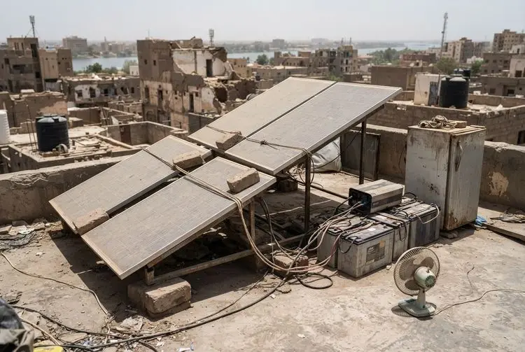 Sudan's War-Torn Grid Fuels Solar Demand Amid Cost Barriers