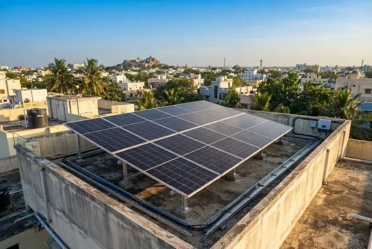 Tamil Nadu Top-Up Subsidy Doubles Rooftop Solar Demand in Trichy