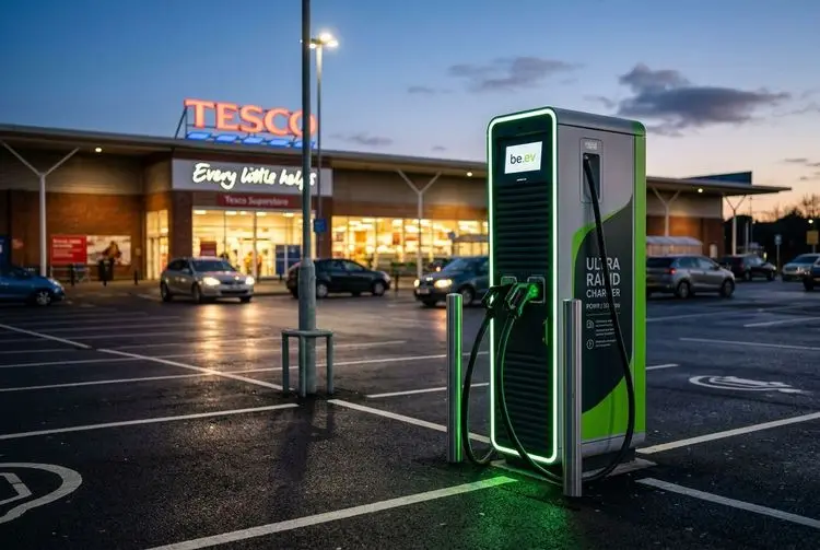 Tesco and Be.EV Link Clubcard Rewards to UK EV Charging