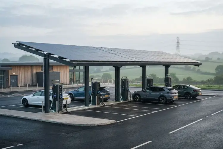 UK EV Sales Surge Opens Major Solar Charging Infrastructure Opportunity