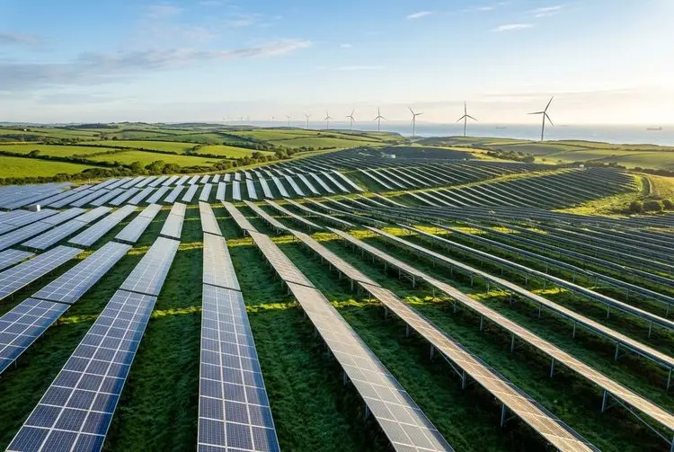 UK Renewables Hit Record 52% of Power Demand in 2025