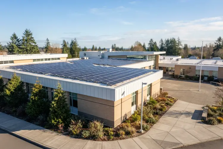Washington school district cuts costs with solar power installation